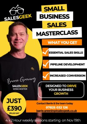 Barrie Greening PosterAdvert