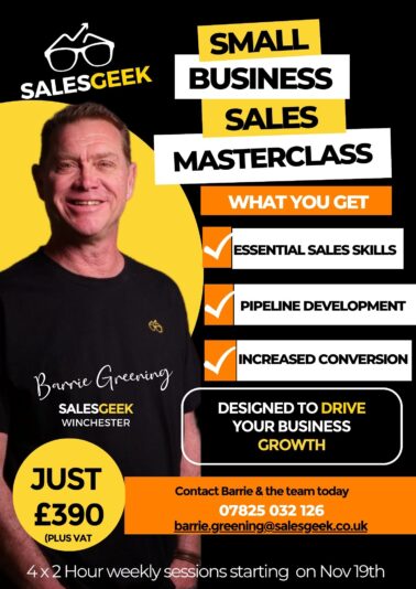 Barrie Greening PosterAdvert